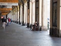 Piazza San Carlo square colonnade in Turin