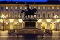 Piazza San Carlo Royalty Free Stock Photo