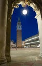 Piazza san marco campanile Royalty Free Stock Photo