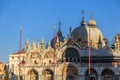 Piazza San Marco with Campanile, Basilika San Marco and Doge Palace. Venice, Italy Royalty Free Stock Photo