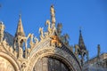 Piazza San Marco with Campanile, Basilika San Marco and Doge Palace. Venice, Italy Royalty Free Stock Photo