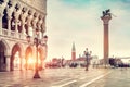 Piazza San Marco and Palazzo Ducale or Doge's Palace in Venice, Italy Royalty Free Stock Photo