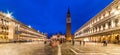 Piazza San Marco St. Mark`s Square night view. Royalty Free Stock Photo