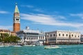 Piazza San Marco, or St Mark`s Square, in Venice Royalty Free Stock Photo