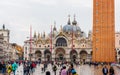 Piazza San Marco St. Mark`s Square. Royalty Free Stock Photo