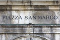 Piazza San Marco in Venice Royalty Free Stock Photo