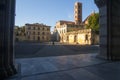 Piazza San Martino and Lucca Cathedral,lucca,italy,europe Royalty Free Stock Photo