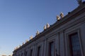 Piazza San Pietro Bernini Colonnade - Rome Royalty Free Stock Photo