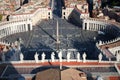 Piazza San Pietro or St Peter square, Vatican City, Rome, Italy Royalty Free Stock Photo