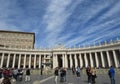 Piazza San Pietro in Vatican City in Italy Royalty Free Stock Photo