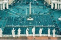 Piazza San Pietro in Vatican City, Rome Royalty Free Stock Photo