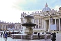 Piazza San Pietro, Vatican, Italy. Royalty Free Stock Photo