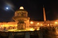 Piazza San Pietro in Vatican at night, Rome, Italy