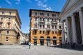 Piazza Sant\'Antonio Nuovo in Trieste, Italy, is a vibrant square with a charming atmosphere