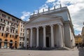 Piazza Sant\'Antonio Nuovo in Trieste, Italy, is a vibrant square with a charming atmosphere