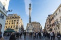 Piazza Spagna and Column of the Immaculate Conception in Rome, I