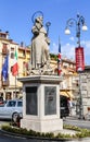 Piazza Tasso in Sorrento. Sant Antonio Abate Monument