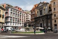 Piazza Trieste e Trento square and roundabout in Npa