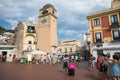 Piazza Umberto I on Capri Island