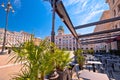 Piazza Unita d Italia square in Trieste view Royalty Free Stock Photo