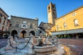 Piazza Vecchia in Bergamo Old town, Italy Royalty Free Stock Photo