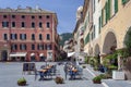 Piazza Vittorio Emanuele II in Finale Ligure Italy Royalty Free Stock Photo