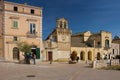 Piazza Vittorio Veneto. Matera. Basilicata. Apulia. Italy