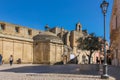 Piazza Vittorio Veneto. Matera. Basilicata. Apulia. Italy Royalty Free Stock Photo