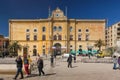 Piazza Vittorio Veneto. Matera. Basilicata. Apulia. Italy Royalty Free Stock Photo