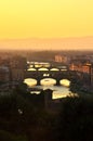 Florence Sunset Dusk View Piazzale Michelangelo