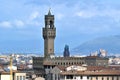 Panorama view from above of Florence city Royalty Free Stock Photo