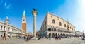 Piazzetta San Marco with Doge's Palace and Campanile, Venice, Italy Royalty Free Stock Photo