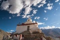 Pibiting monastery, traditional Tibetan style monastery in Padum village, Zanskar valley, Northern India Royalty Free Stock Photo