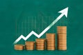 Pic Financial growth graph illustrates upward trend in profits