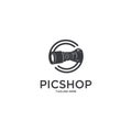 Pic shop camera photographer logo