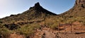 At the Picacho Peak Royalty Free Stock Photo