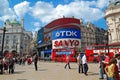 Picadilly Circus in London Royalty Free Stock Photo