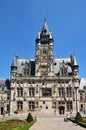 Picardie, the picturesque city hall of Compiegne in Oise Royalty Free Stock Photo