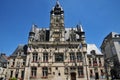 Picardie, the picturesque city hall of Compiegne in Oise Royalty Free Stock Photo