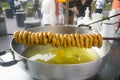 Picarones are ring-shaped fried sweets