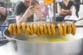 Picarones are ring-shaped fried sweets