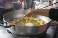 Picarones are ring-shaped fried sweets