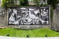 Picasso`s Guernica on Calle Allende Salazar street