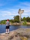 Picasso sculpture in Kristinehamn, Sweden