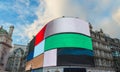 Piccadilly Circus junction London West End Royalty Free Stock Photo