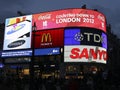 Piccadilly Circus London 2012 Royalty Free Stock Photo