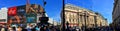 Panoramic view Piccadilly Circus on a summers day Royalty Free Stock Photo