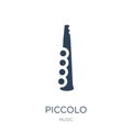 piccolo icon in trendy design style. piccolo icon isolated on white background. piccolo vector icon simple and modern flat symbol