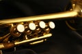 Piccolo Trumpet Valves Royalty Free Stock Photo