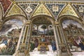 The Piccolomini library, Duomo of Siena, italy Royalty Free Stock Photo